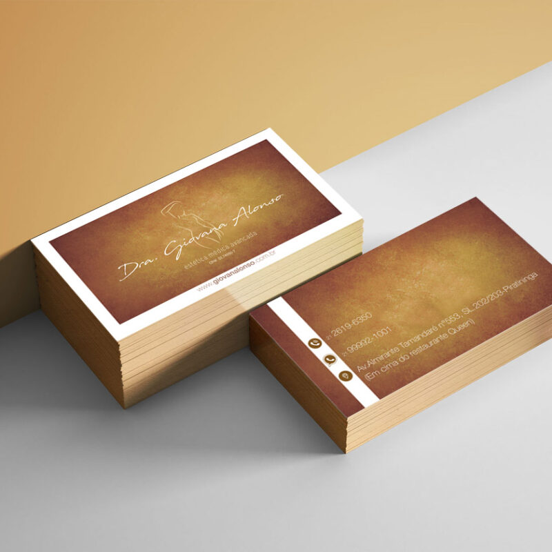 Cartão de visita plus 4/0